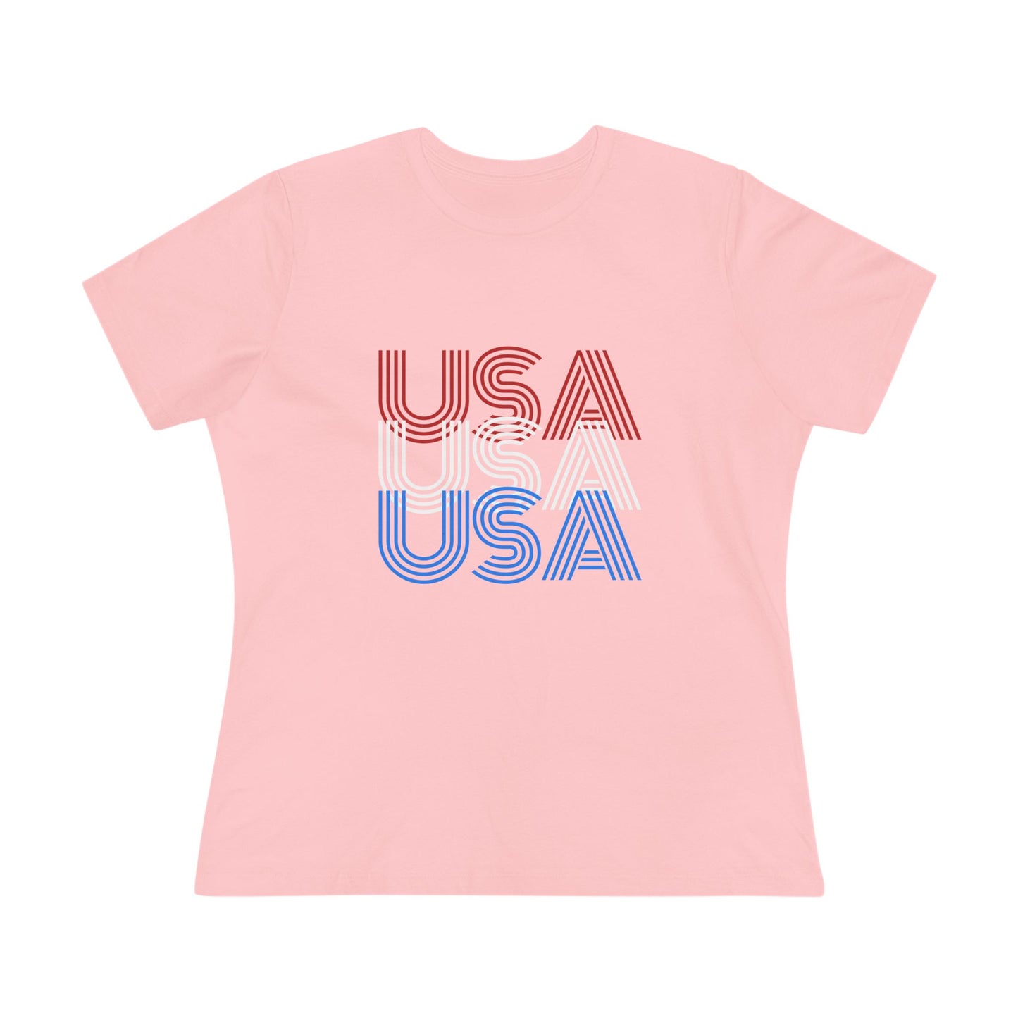 USA USA USA Women's Cotton Tee