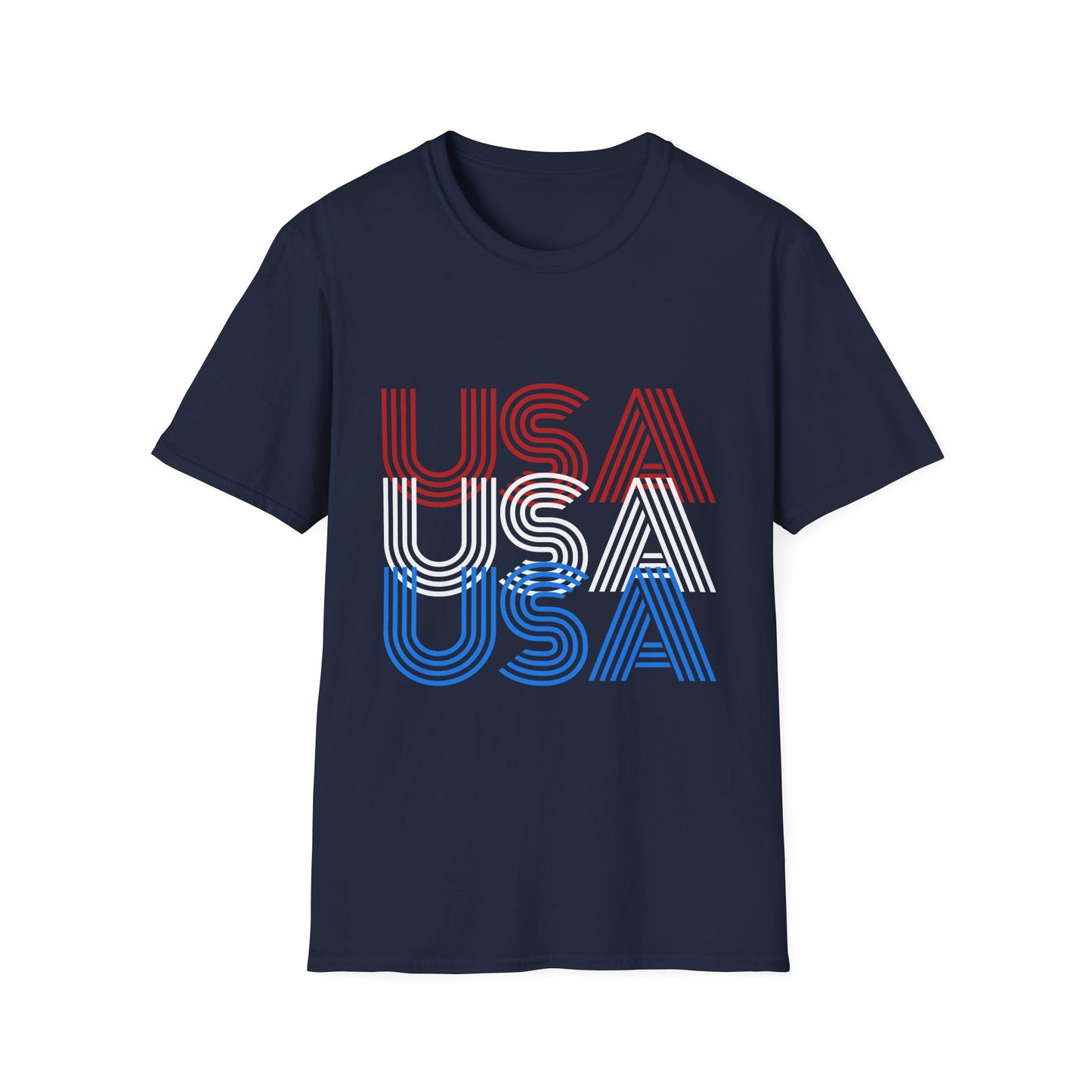 USA USA USA Unisex Softstyle T-Shirt