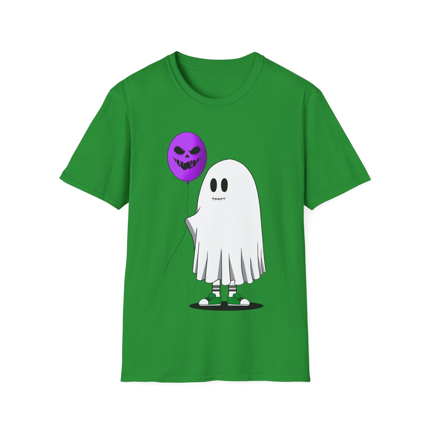 Halloween Balloon Ghost Unisex Softstyle T-Shirt