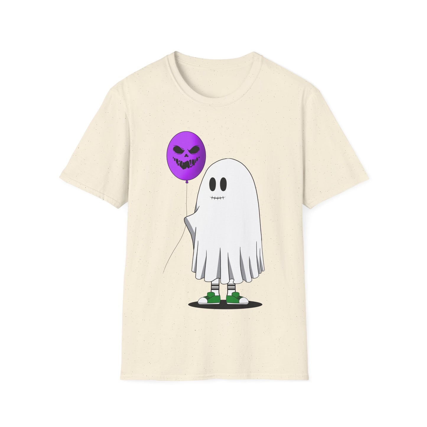 Halloween Balloon Ghost Unisex Softstyle T-Shirt