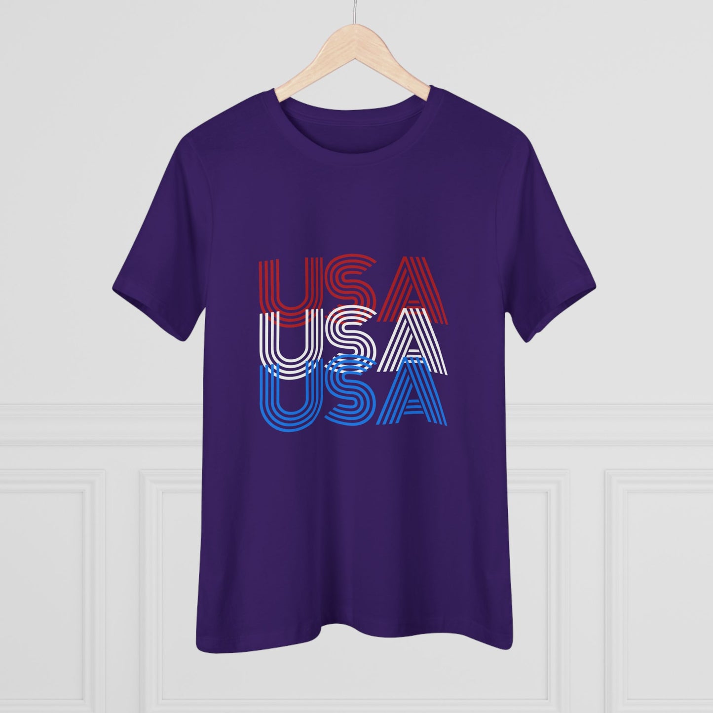 USA USA USA Women's Cotton Tee