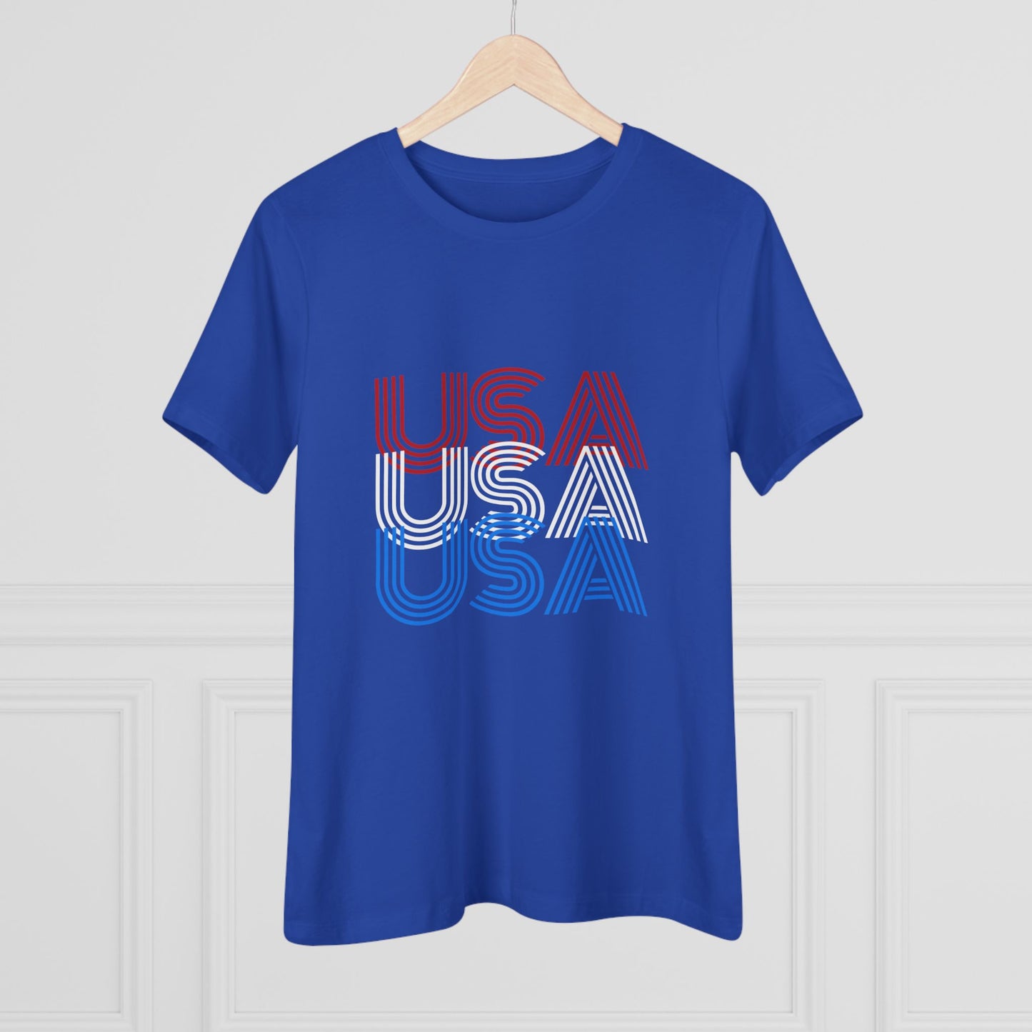 USA USA USA Women's Cotton Tee