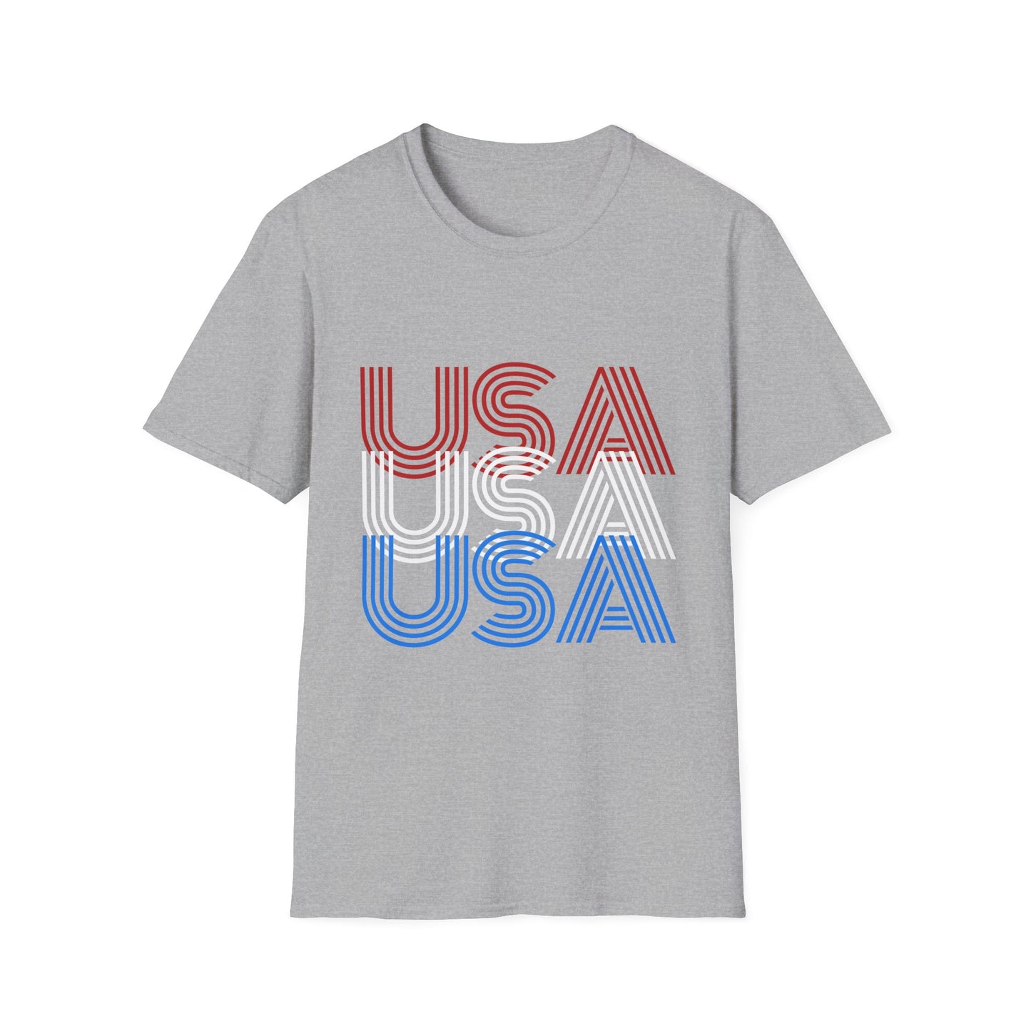 USA USA USA Unisex Softstyle T-Shirt