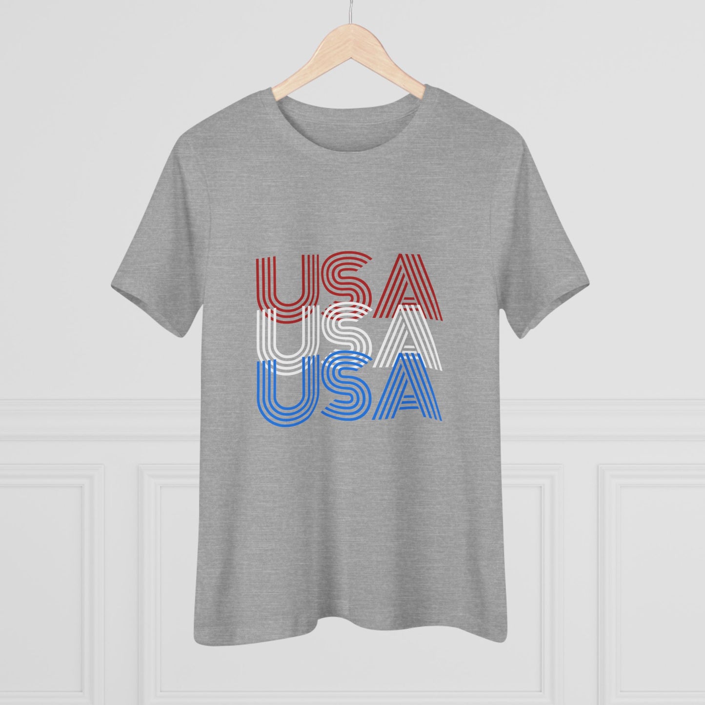 USA USA USA Women's Cotton Tee