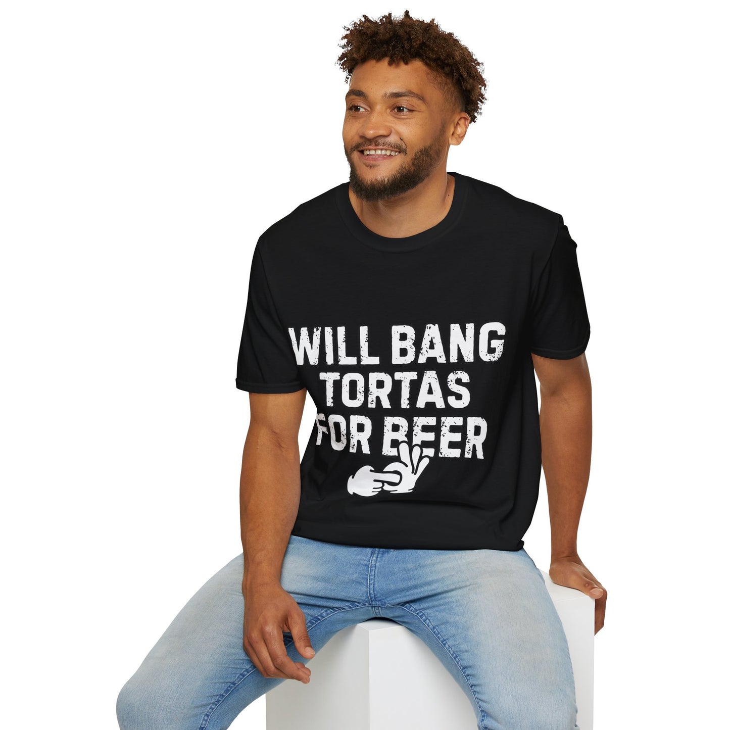 Will Bang Tortas For Beer Unisex Softstyle T-Shirt