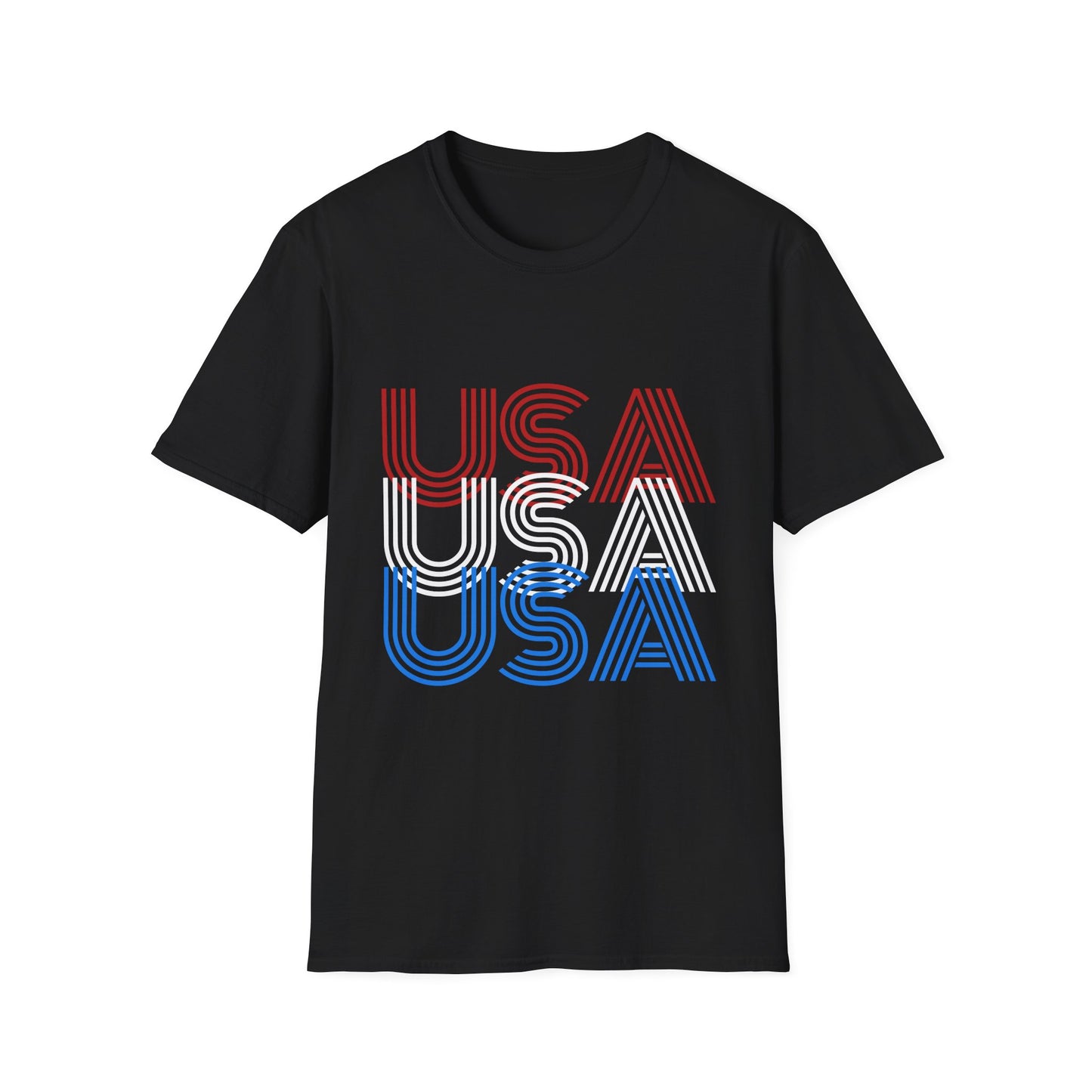 USA USA USA Unisex Softstyle T-Shirt