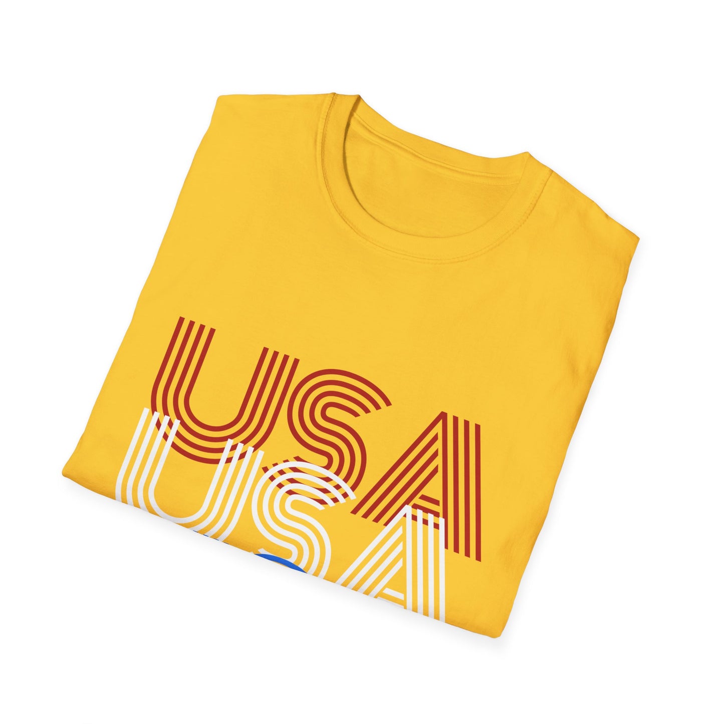USA USA USA Unisex Softstyle T-Shirt