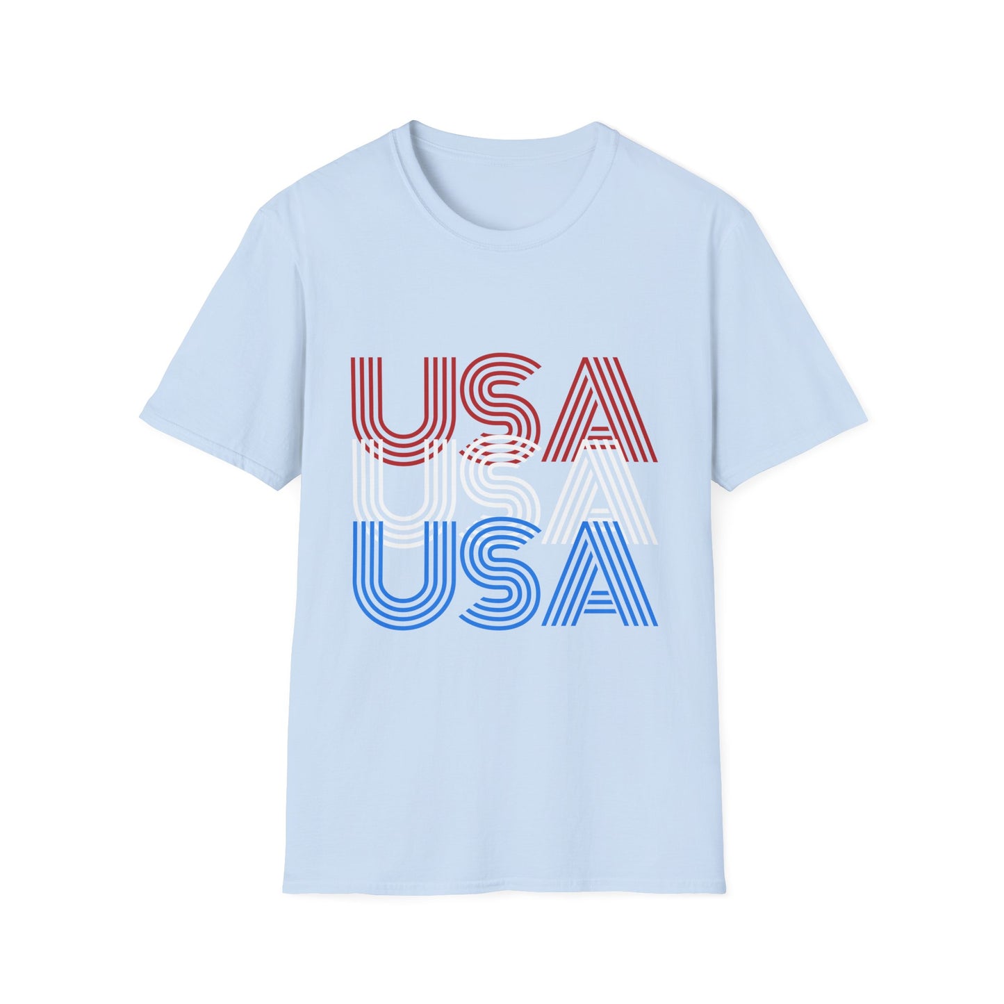 USA USA USA Unisex Softstyle T-Shirt