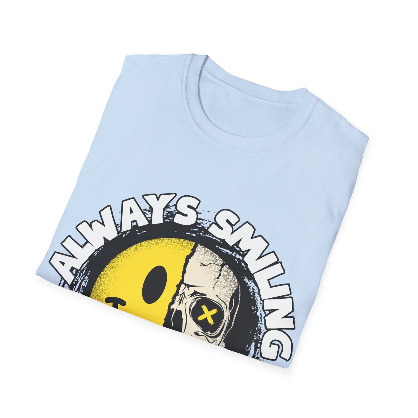 Always Smiling But Dead Inside Unisex Softstyle T-Shirt