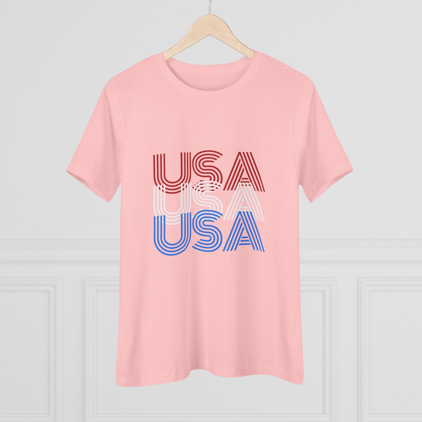 USA USA USA Women's Cotton Tee