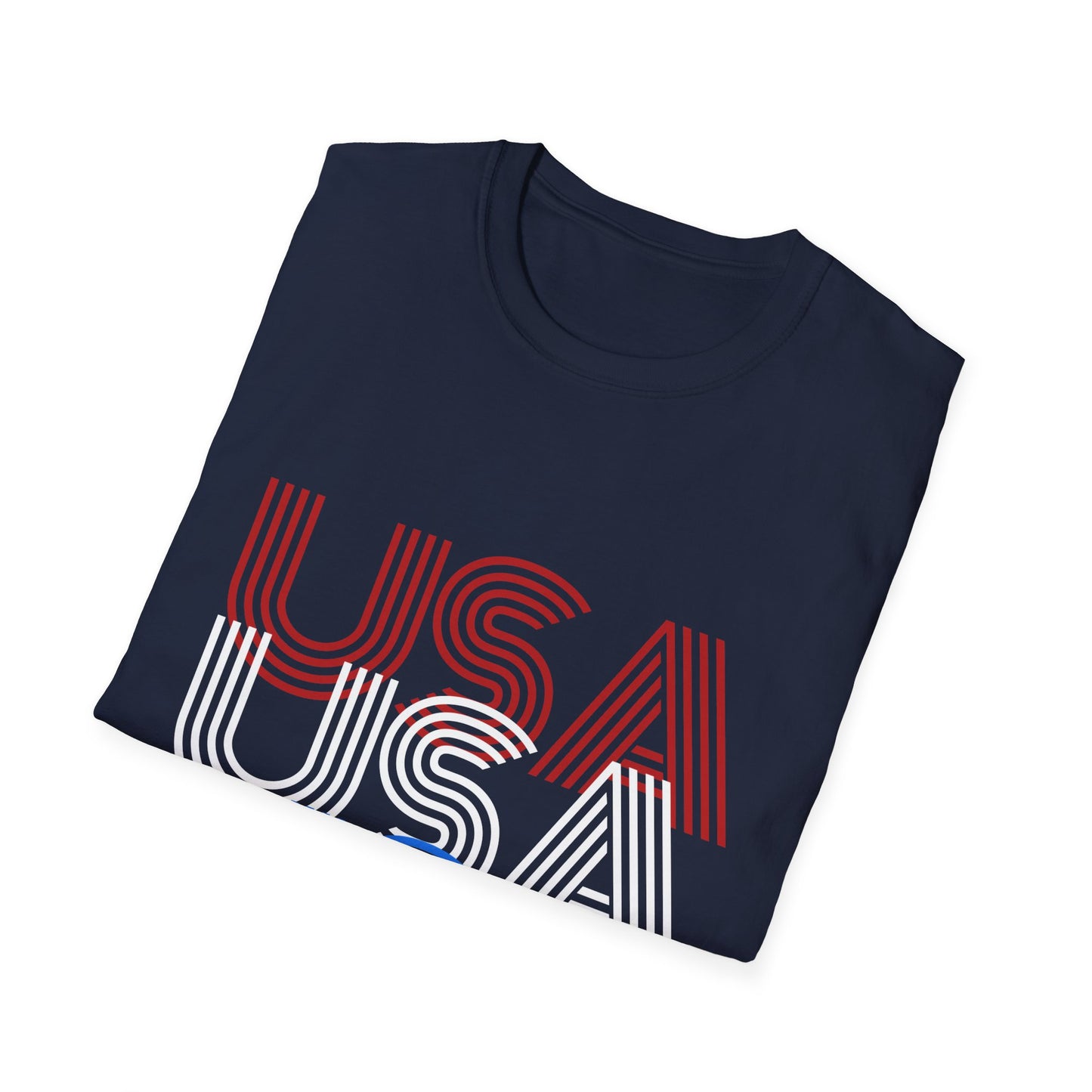 USA USA USA Unisex Softstyle T-Shirt