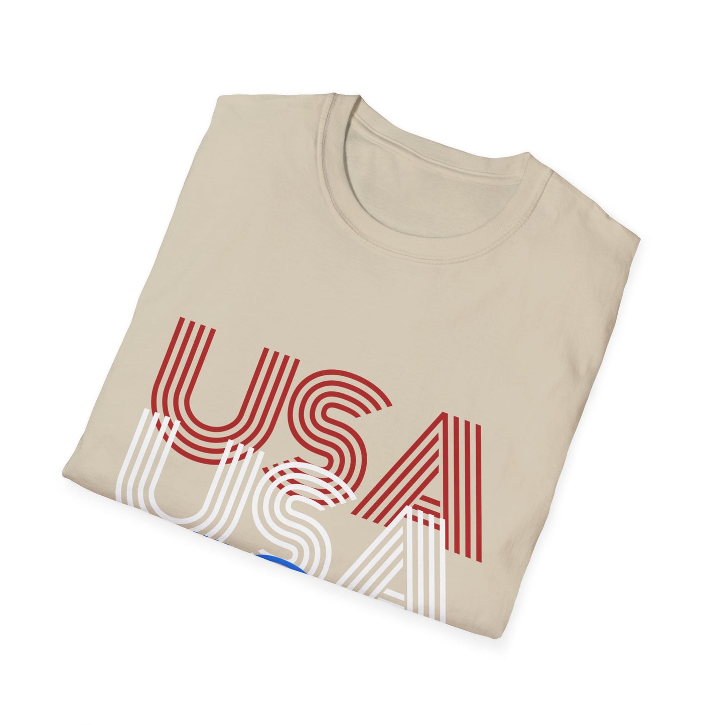 USA USA USA Unisex Softstyle T-Shirt