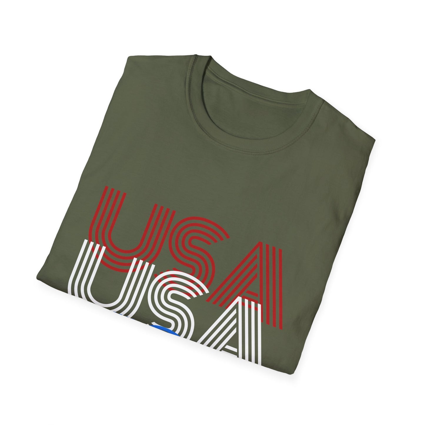 USA USA USA Unisex Softstyle T-Shirt