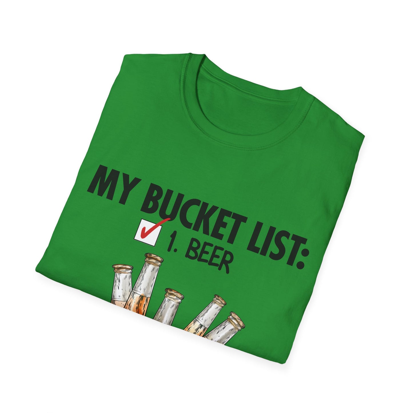 My Beer Bucket List Unisex Softstyle T-Shirt