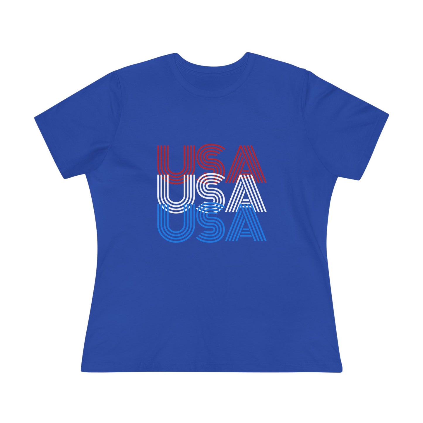 USA USA USA Women's Cotton Tee