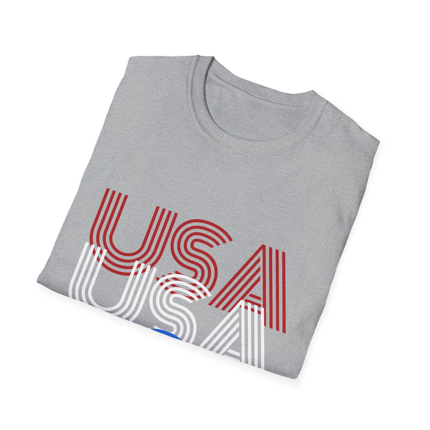 USA USA USA Unisex Softstyle T-Shirt