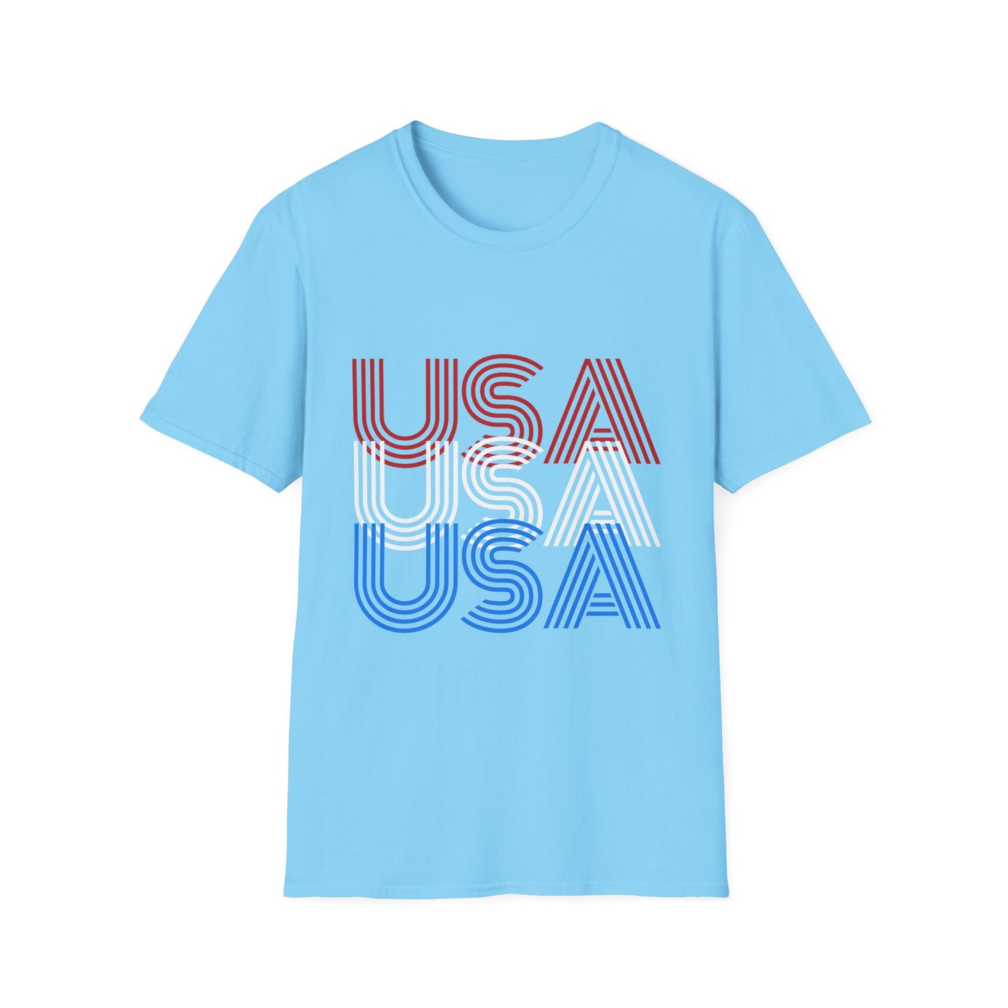 USA USA USA Unisex Softstyle T-Shirt