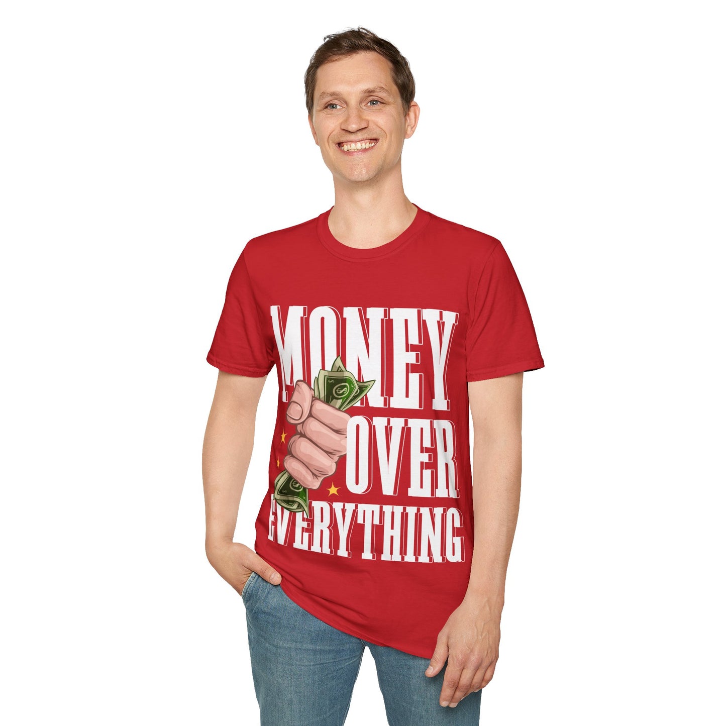 Money Over Everything Unisex Softstyle T-Shirt