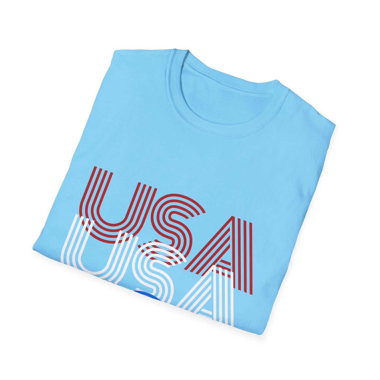 USA USA USA Unisex Softstyle T-Shirt