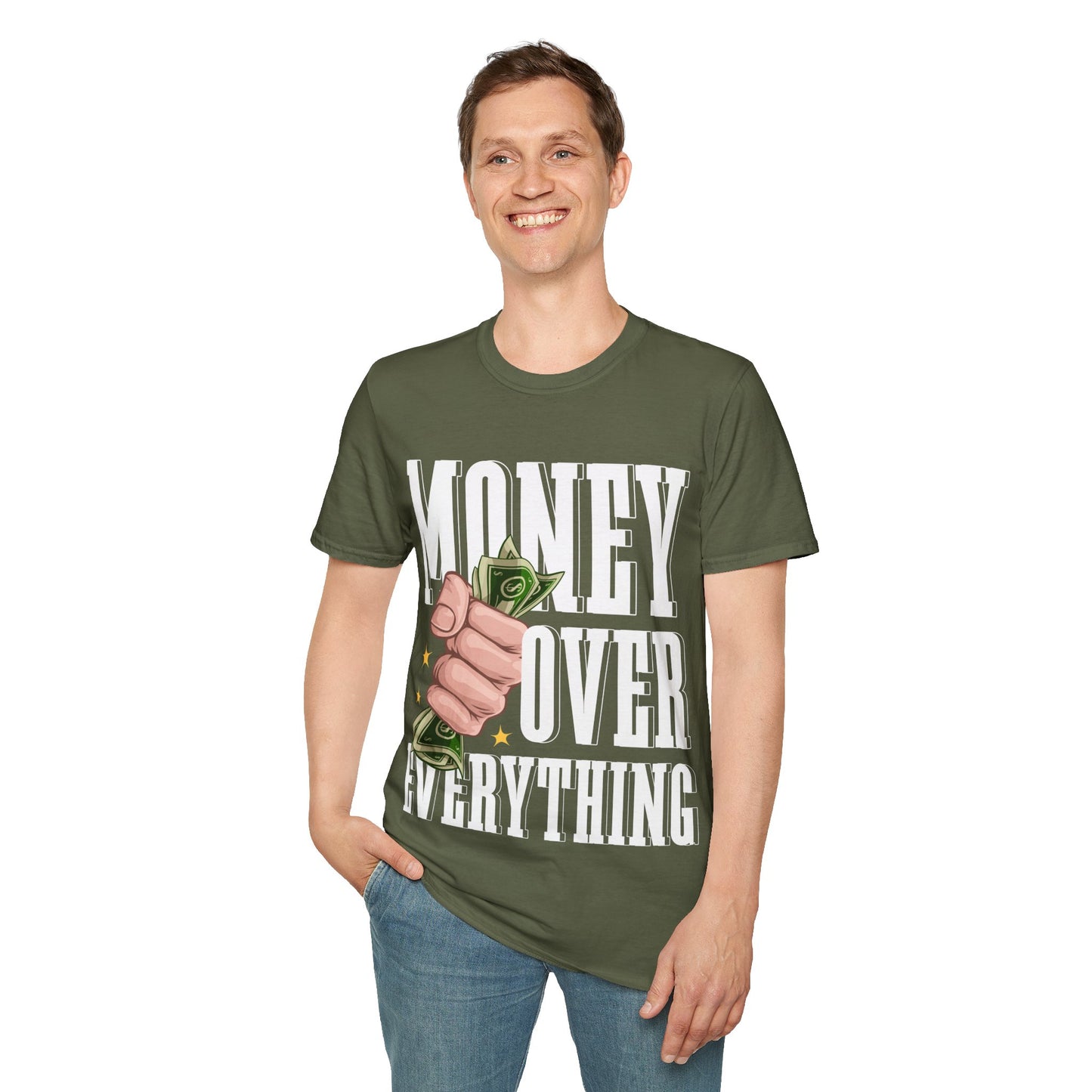 Money Over Everything Unisex Softstyle T-Shirt