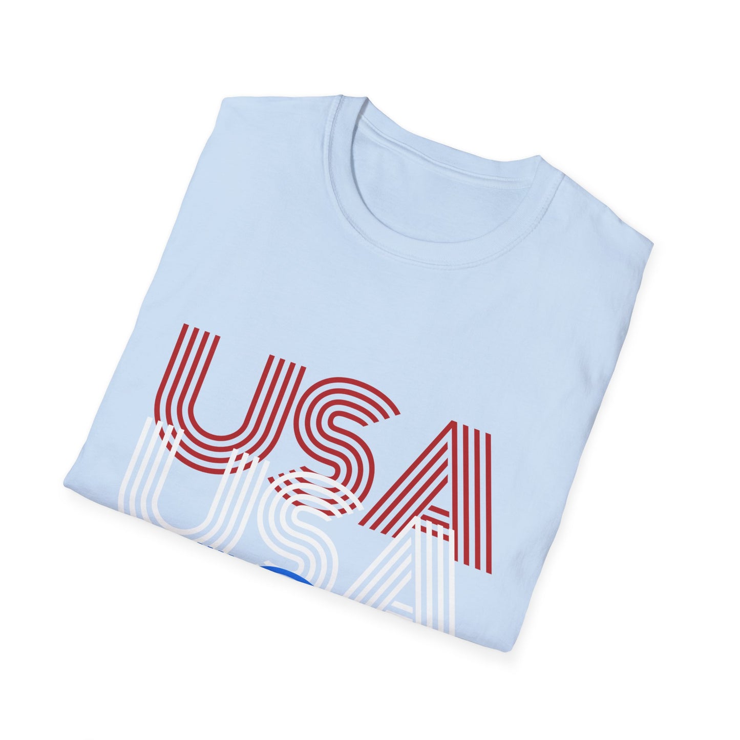 USA USA USA Unisex Softstyle T-Shirt
