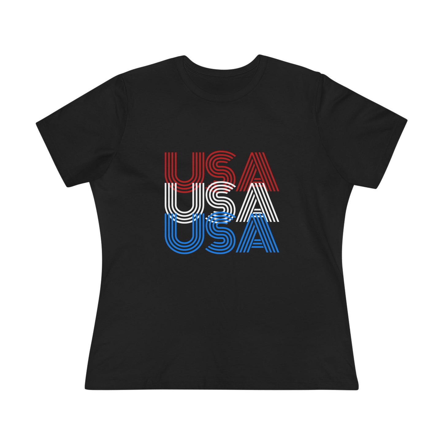 USA USA USA Women's Cotton Tee