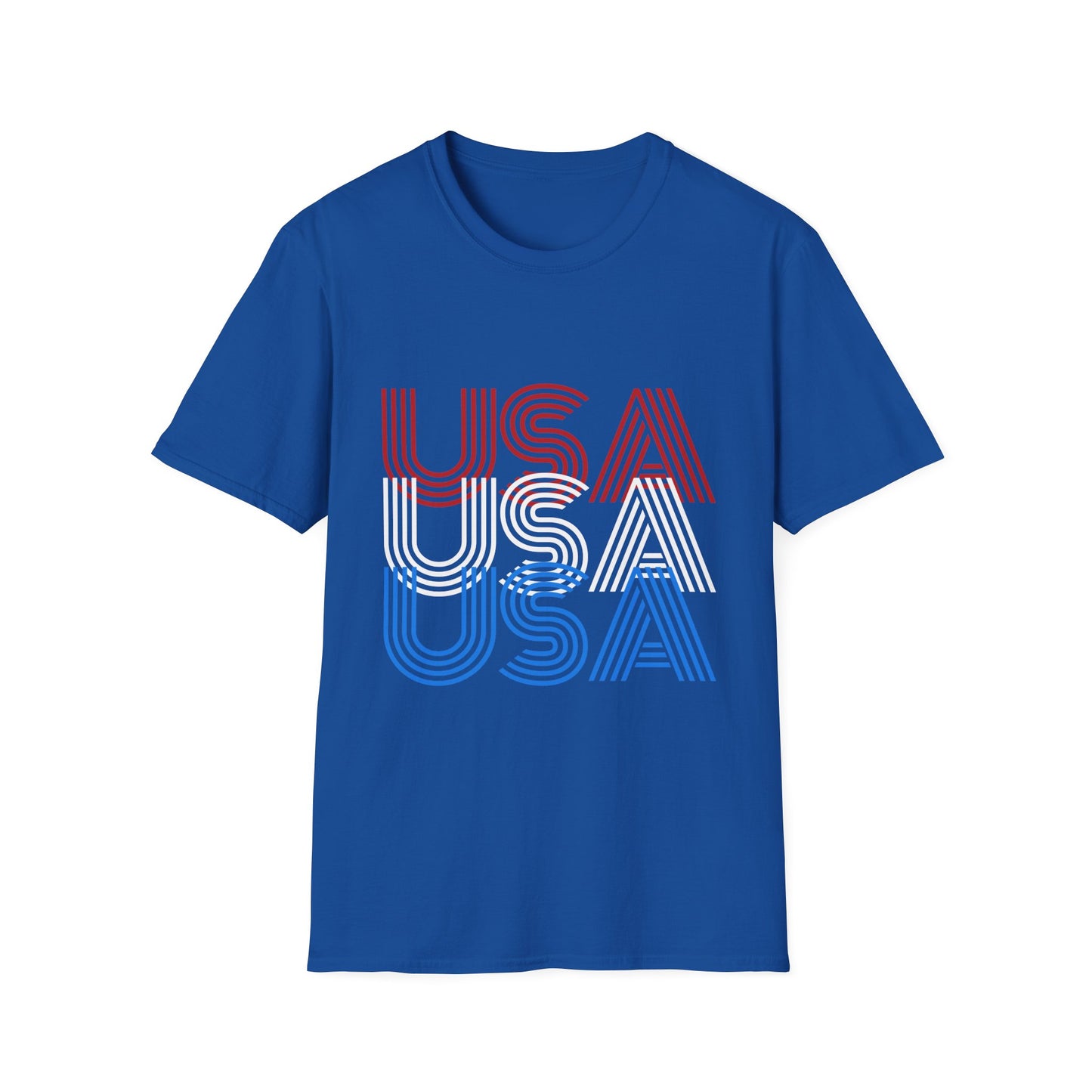 USA USA USA Unisex Softstyle T-Shirt