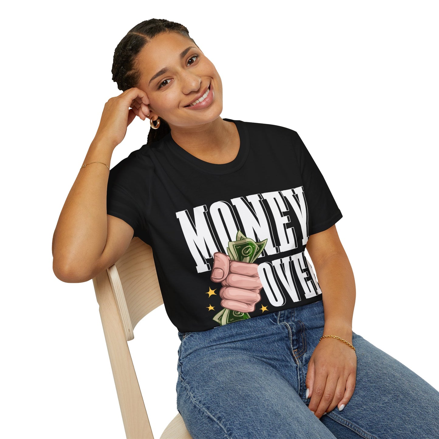 Money Over Everything Unisex Softstyle T-Shirt