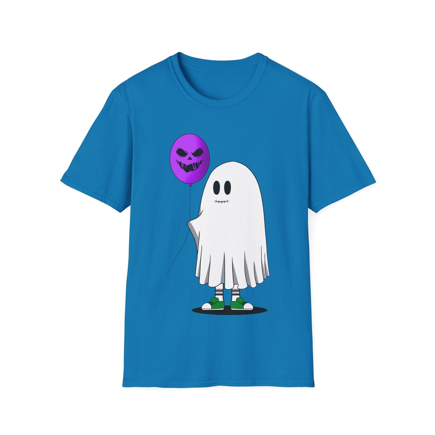 Halloween Balloon Ghost Unisex Softstyle T-Shirt