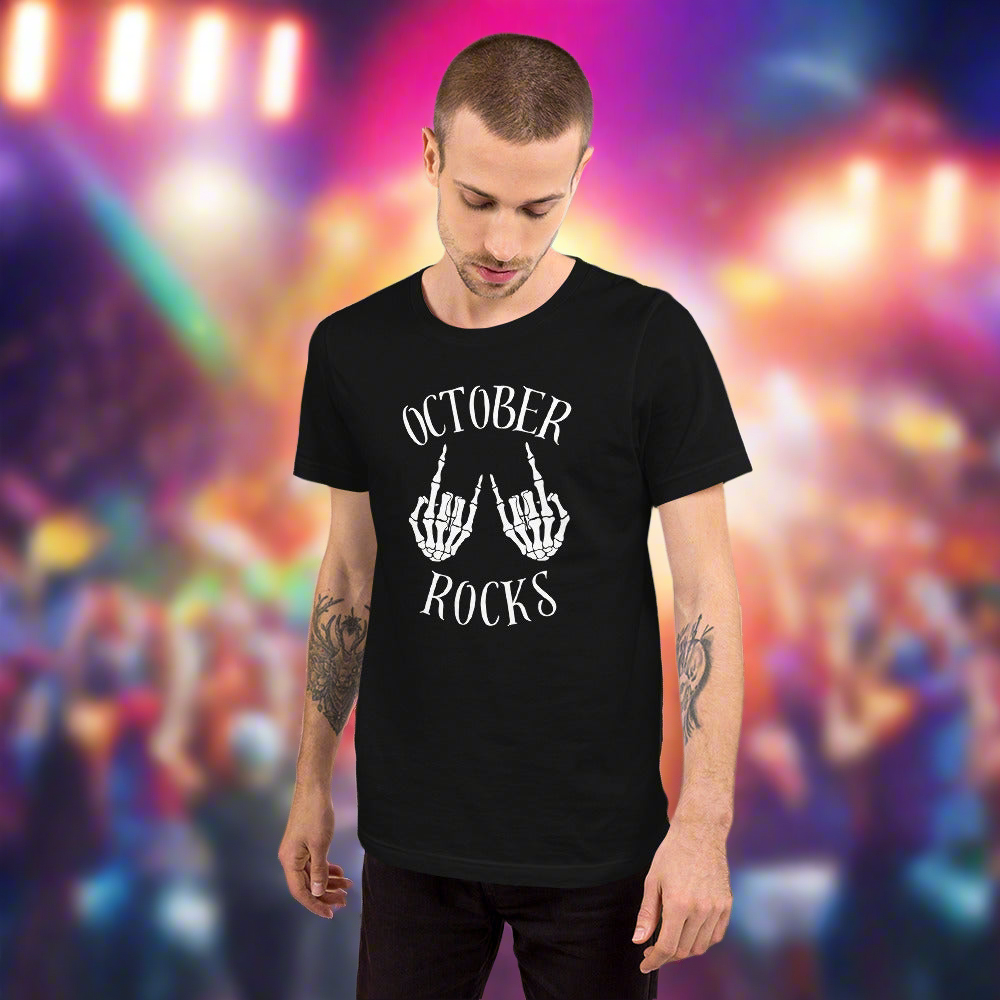 October Rocks Unisex t-shirt