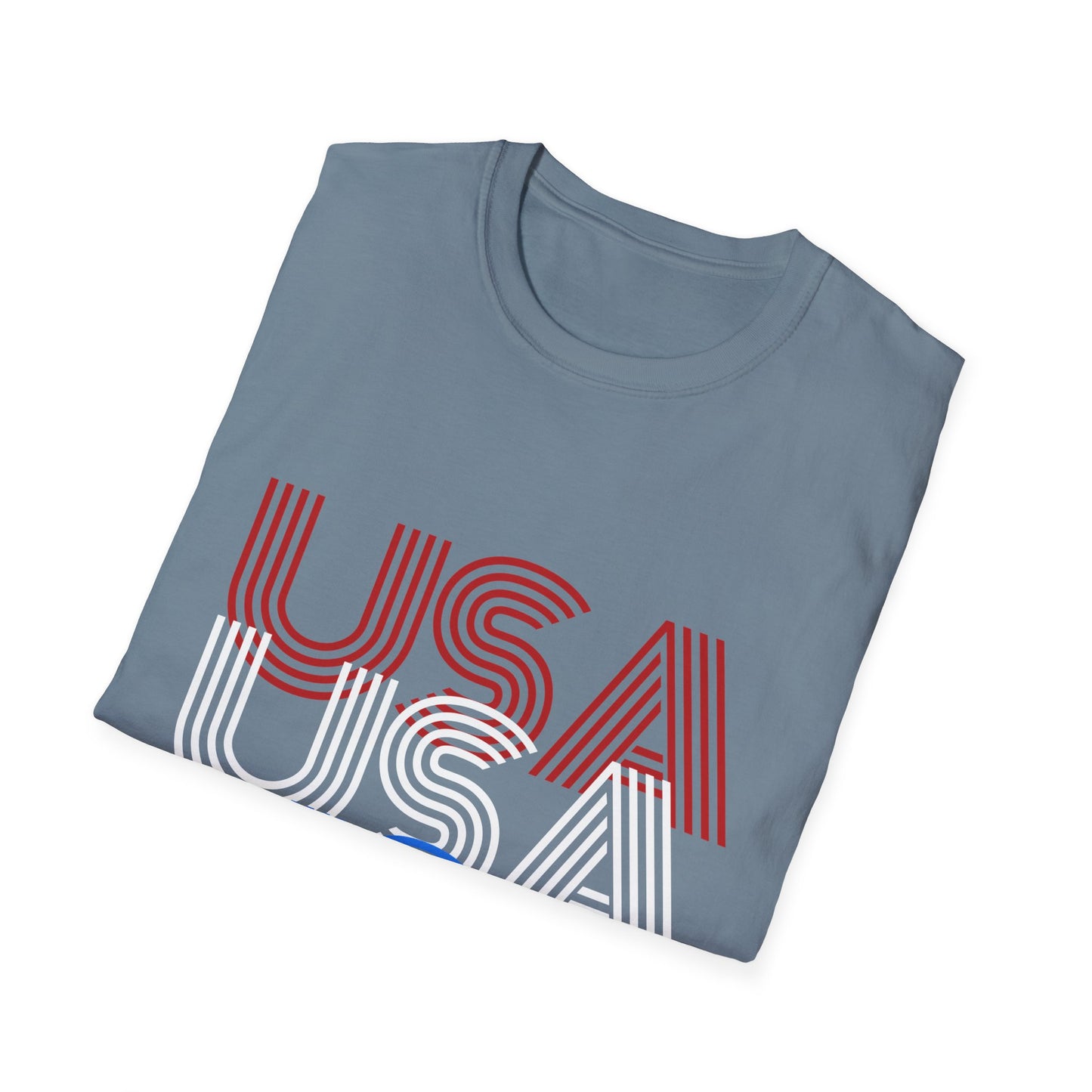 USA USA USA Unisex Softstyle T-Shirt