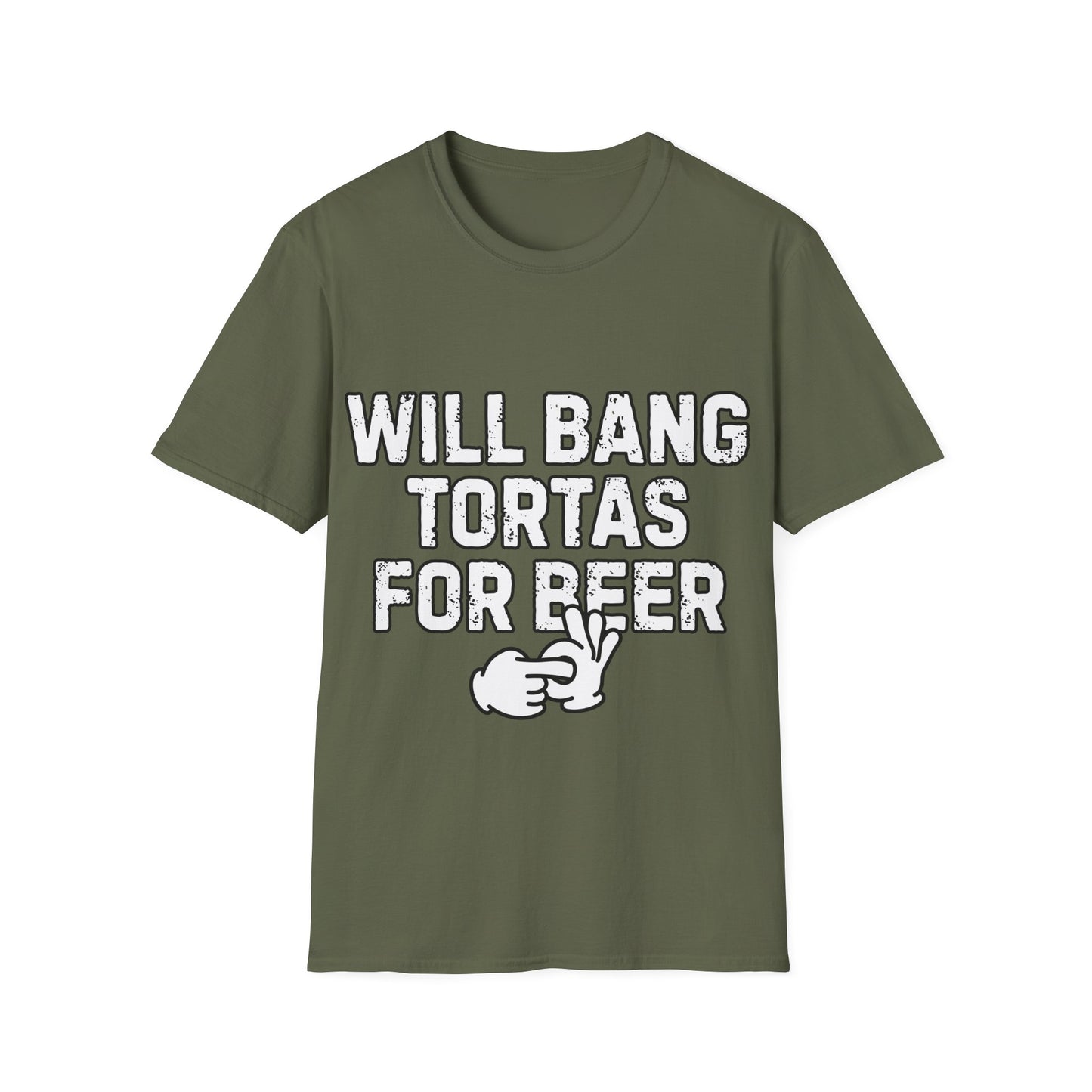 Will Bang Tortas For Beer Unisex Softstyle T-Shirt
