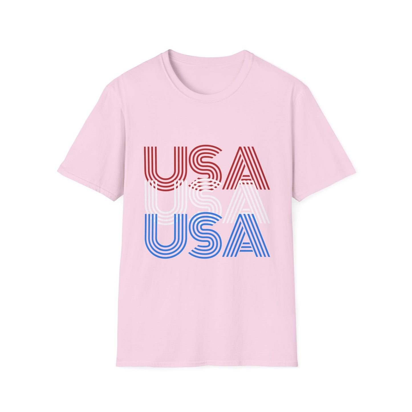 USA USA USA Unisex Softstyle T-Shirt