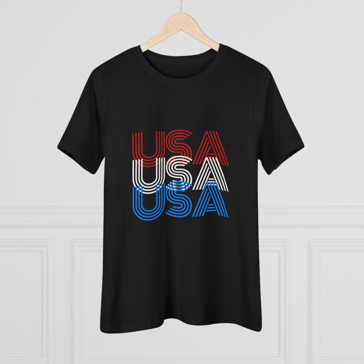 USA USA USA Women's Cotton Tee