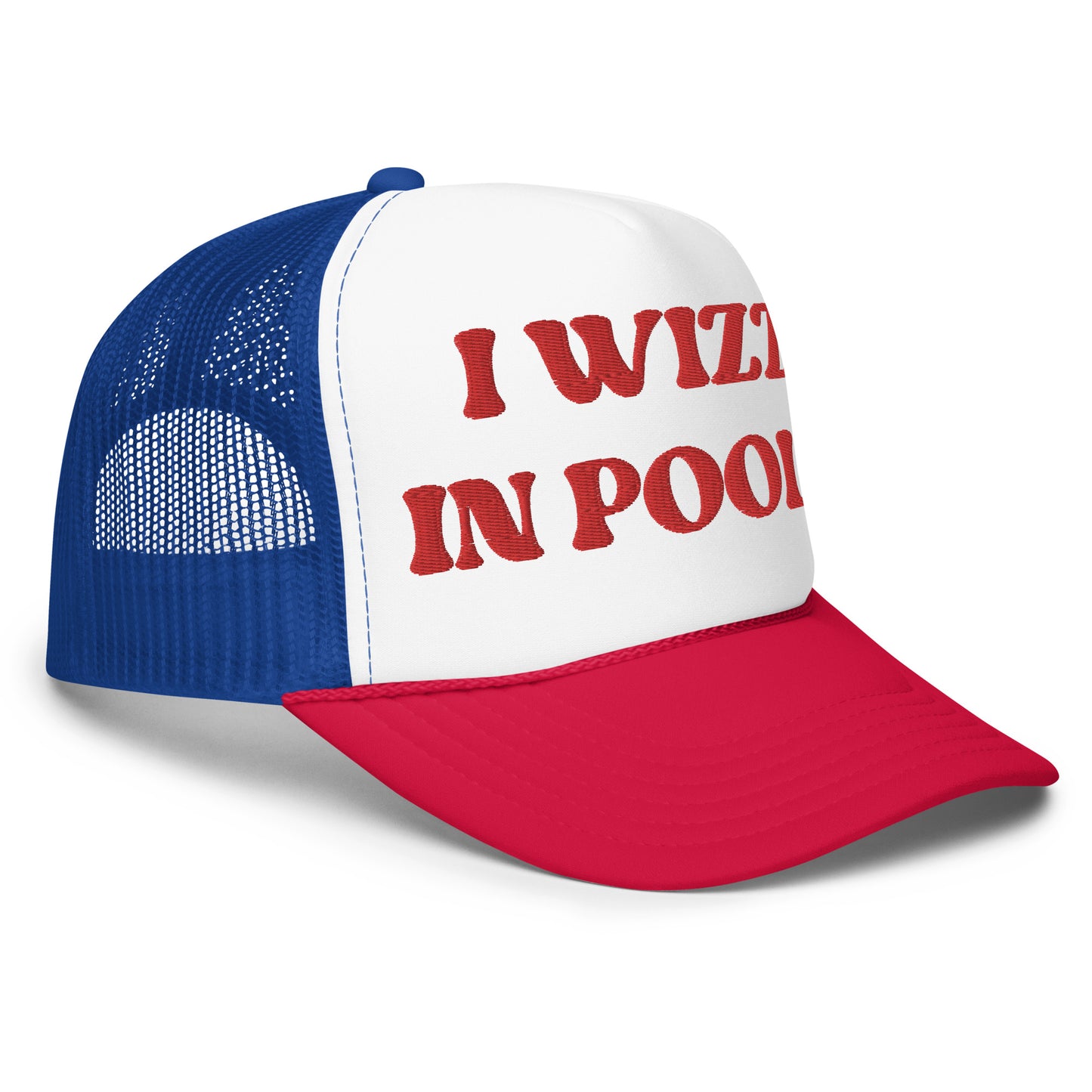 I WIZZ IN POOLS Foam trucker hat