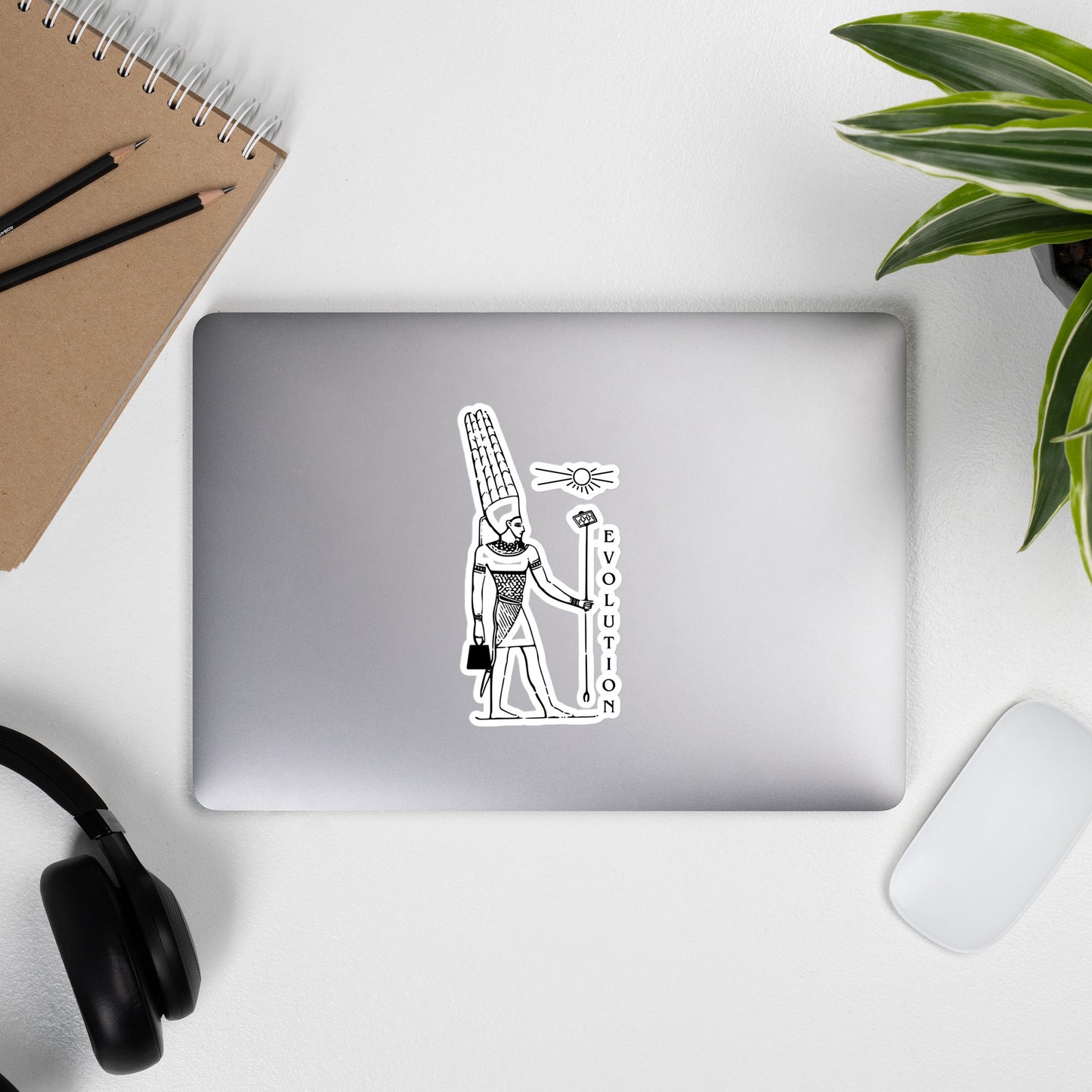 Egyptian Pharaoh Evolution Bubble-free stickers