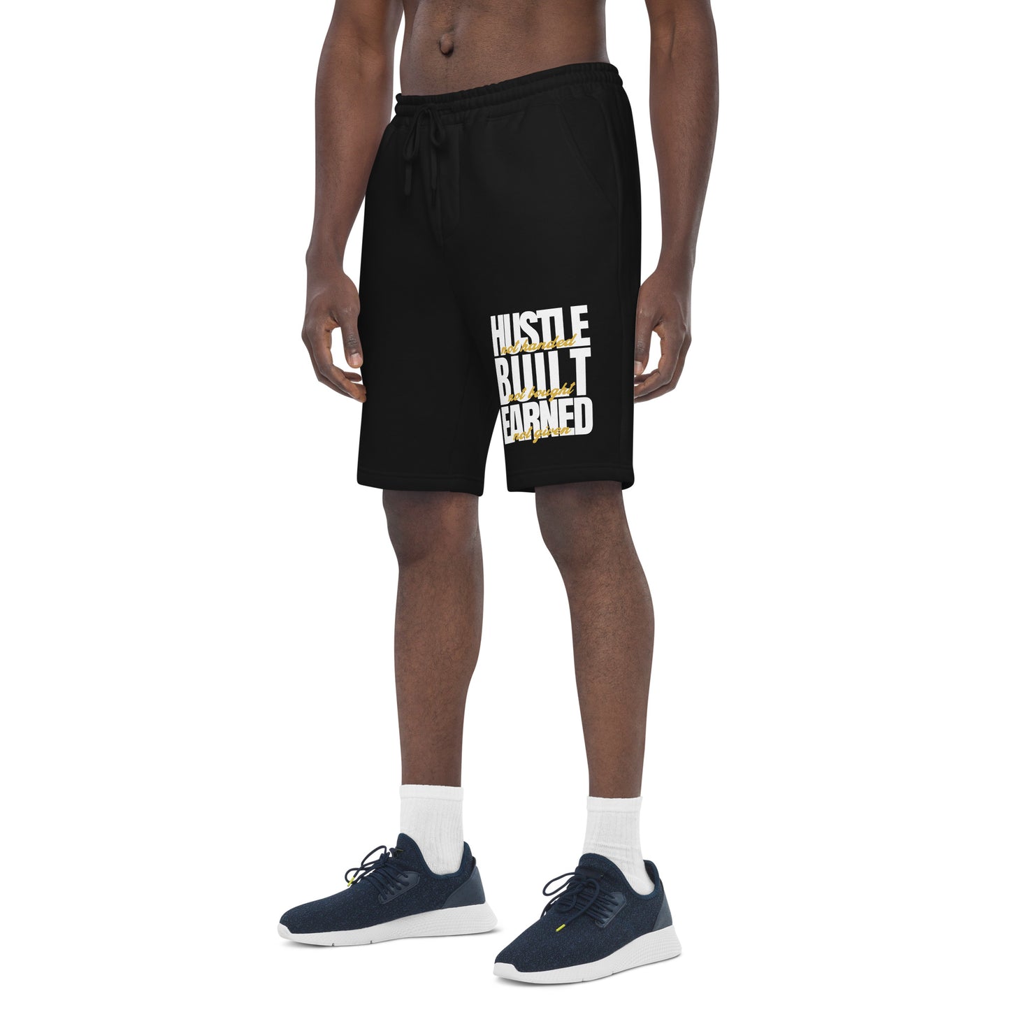 Hustle Built Earned Men's fleece shorts