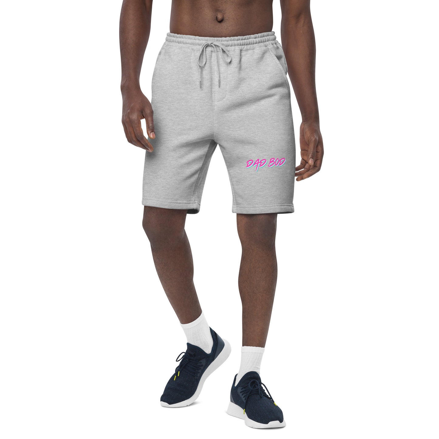 Retro Dad Bod Men's fleece shorts