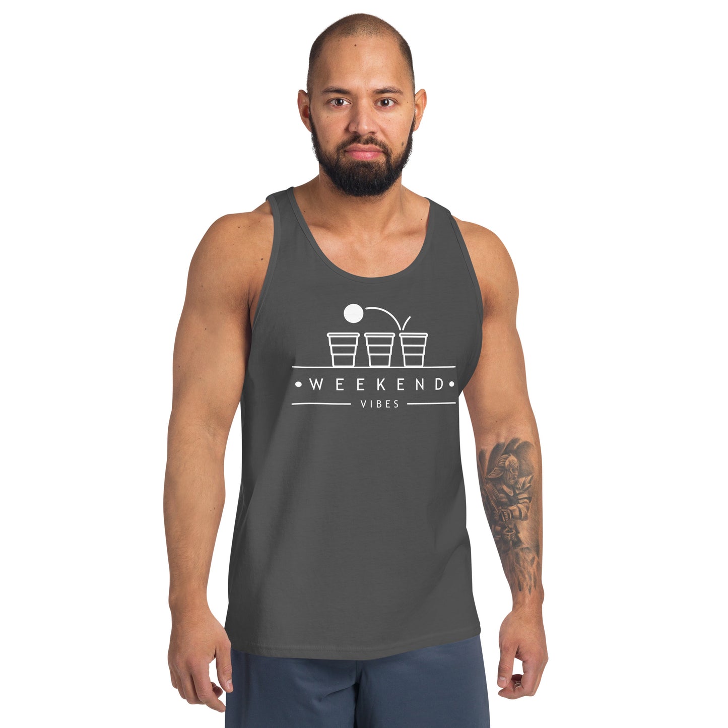 Beer Pong Weekend Vibes Unisex Tank Top
