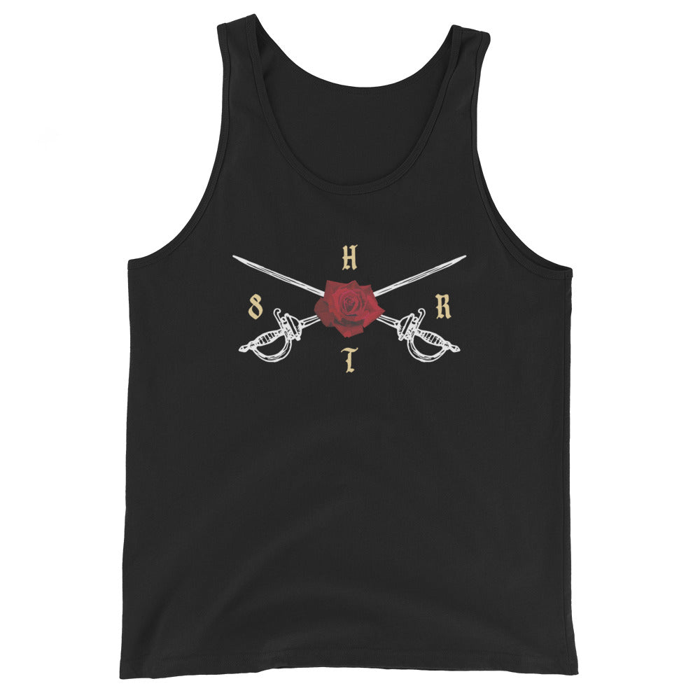 H8TR Crossed Swords Unisex Tank Top