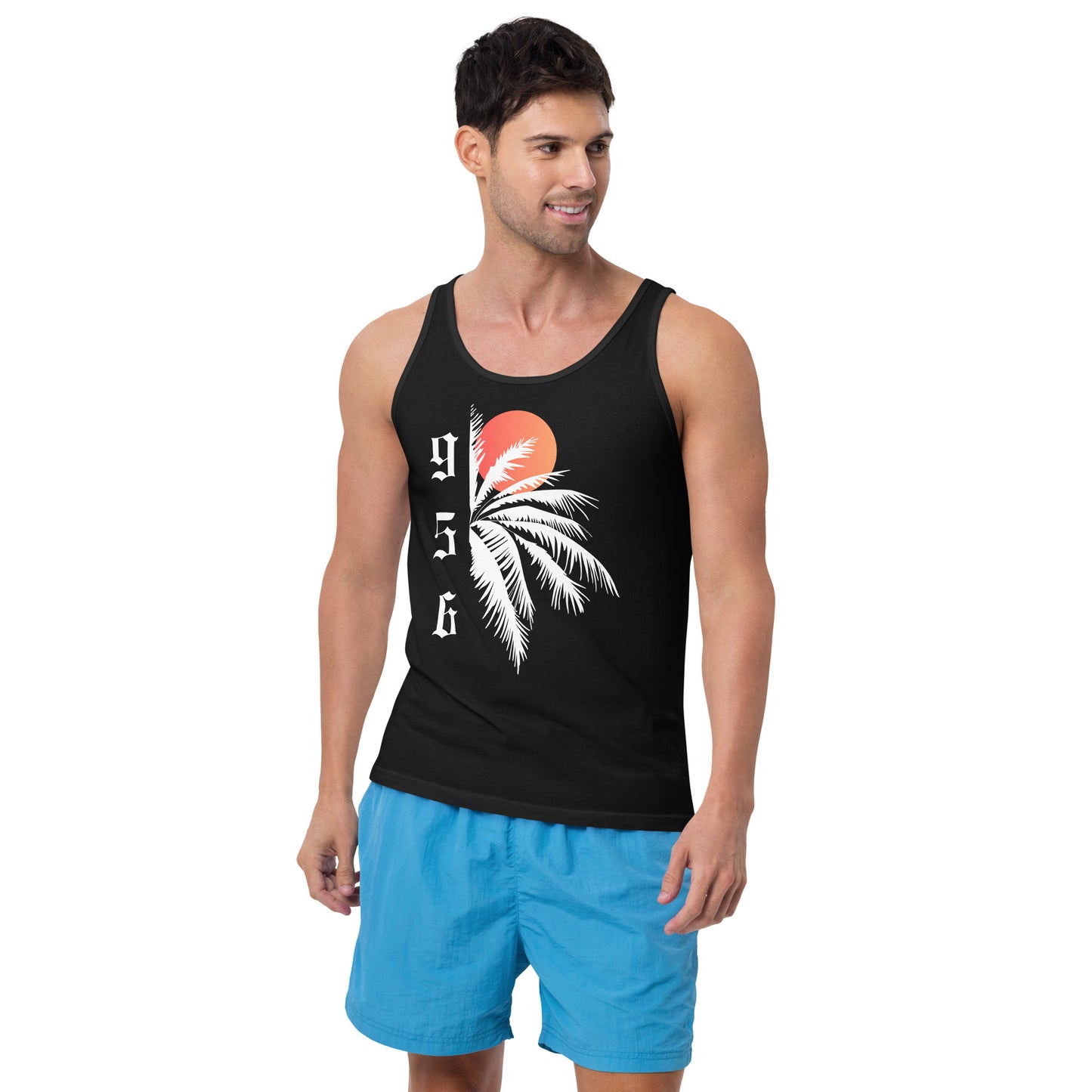 RGV 956 Palm Tree Sun Unisex Tank Top