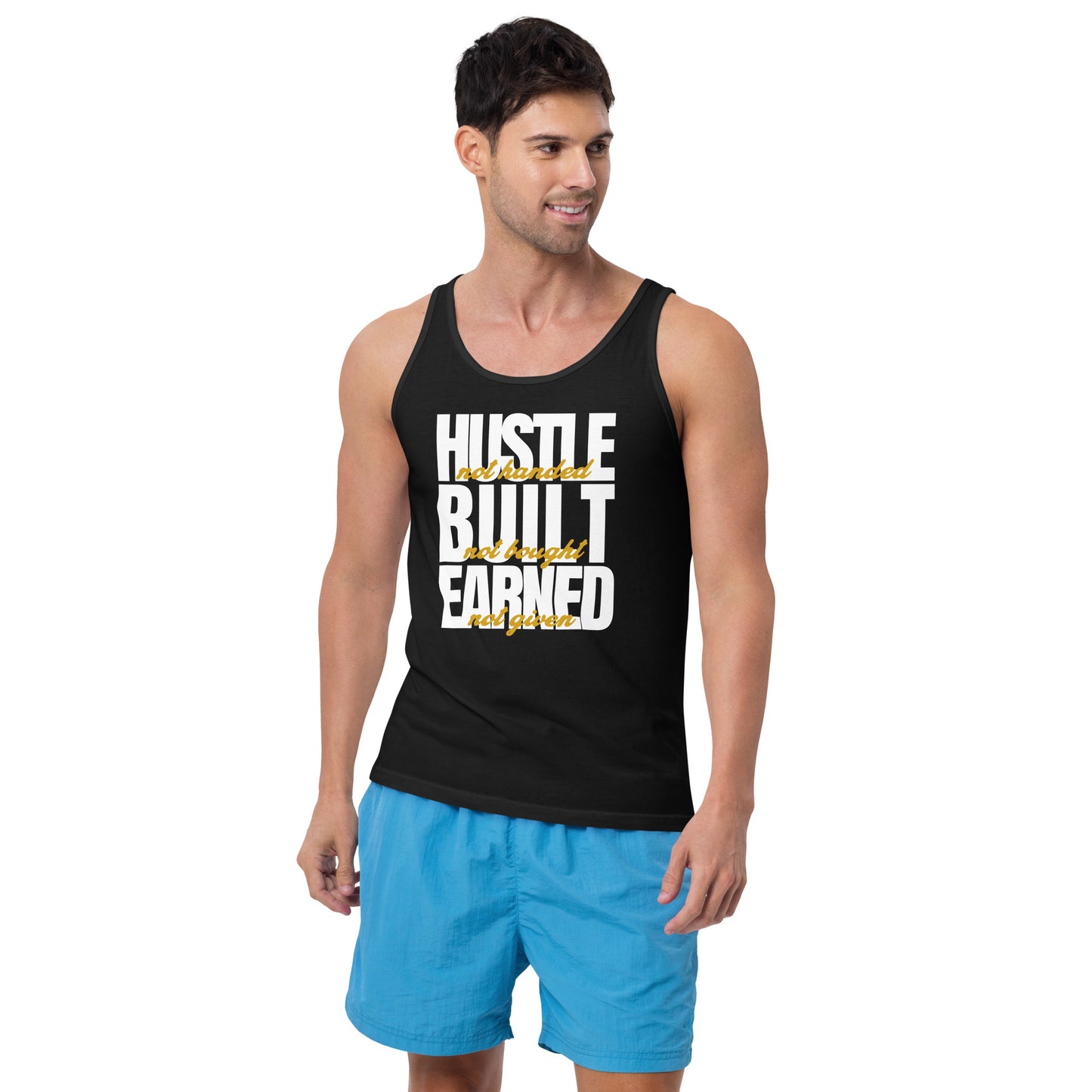 Hustle Built Earned Unisex Tank Top