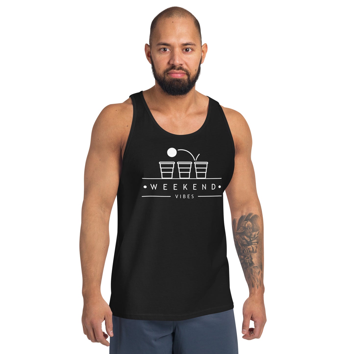 Beer Pong Weekend Vibes Unisex Tank Top