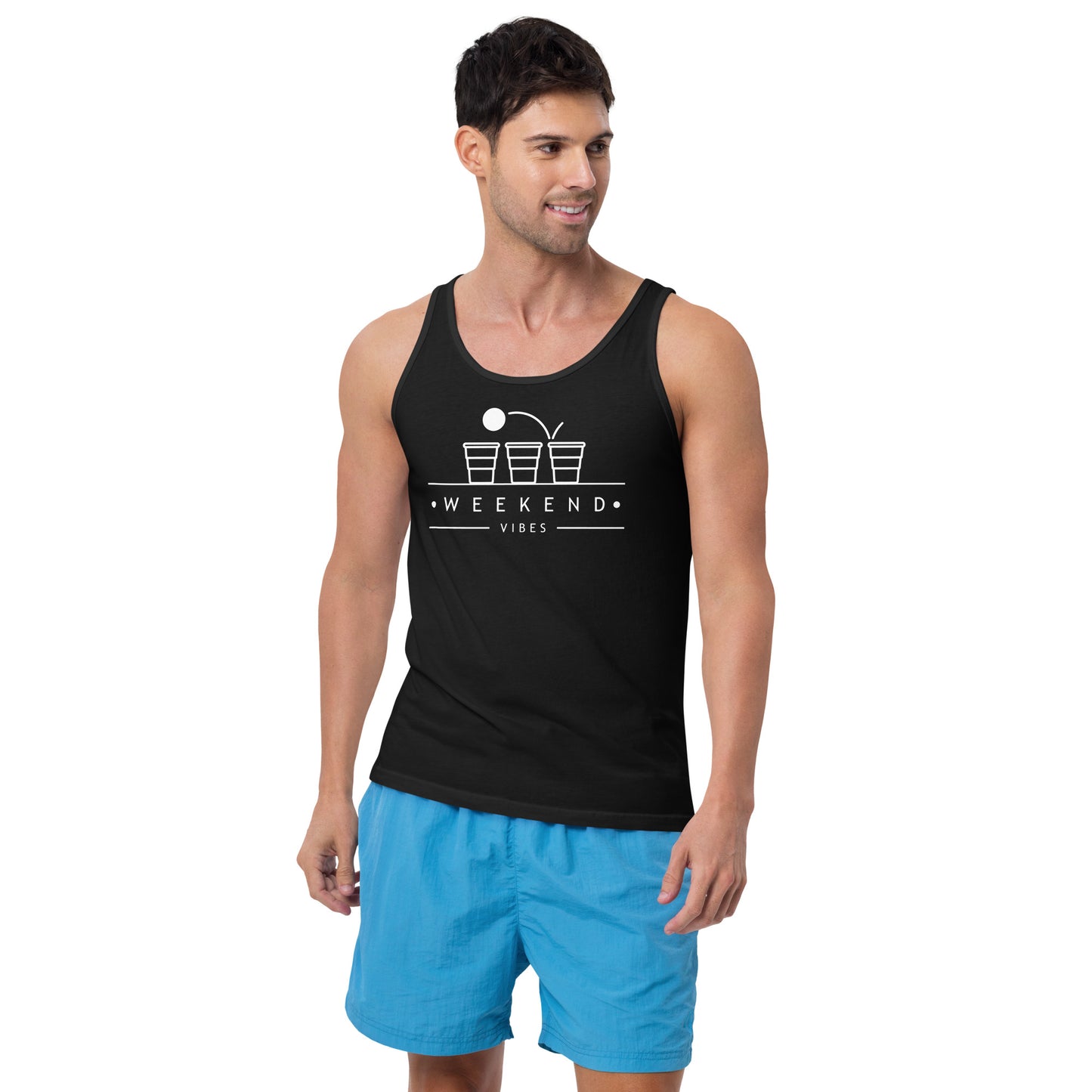 Beer Pong Weekend Vibes Unisex Tank Top