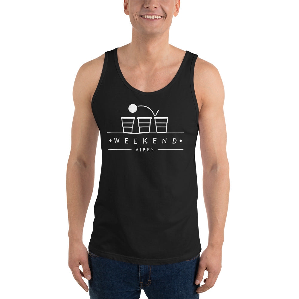 Beer Pong Weekend Vibes Unisex Tank Top