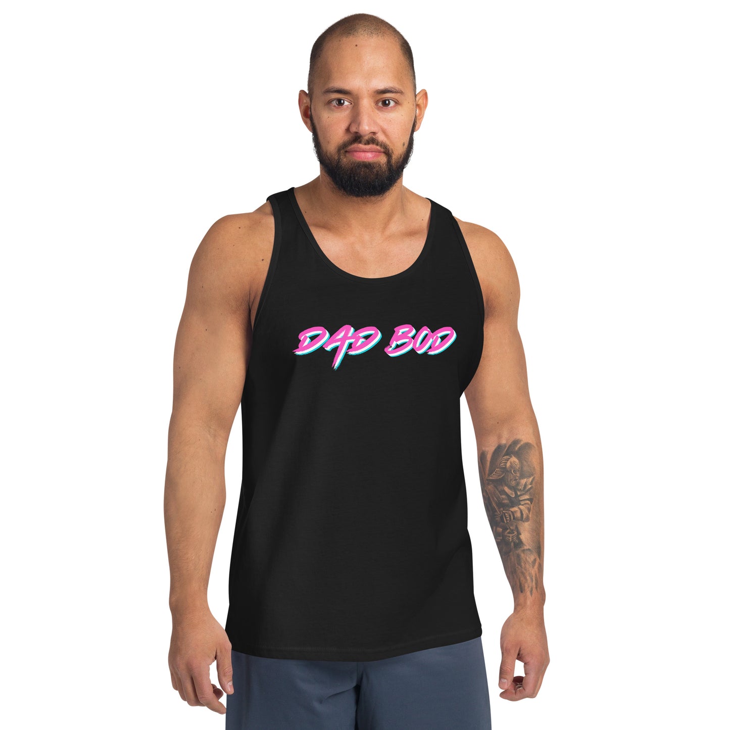 Retro Dad Bod Unisex Tank Top