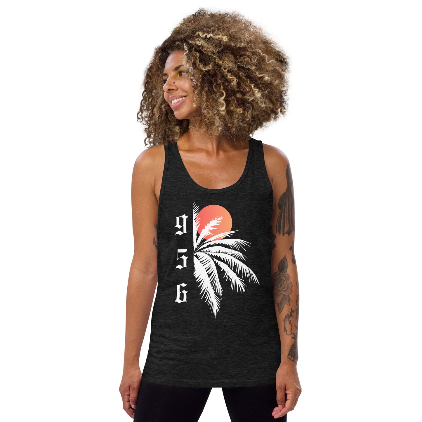 RGV 956 Palm Tree Sun Unisex Tank Top