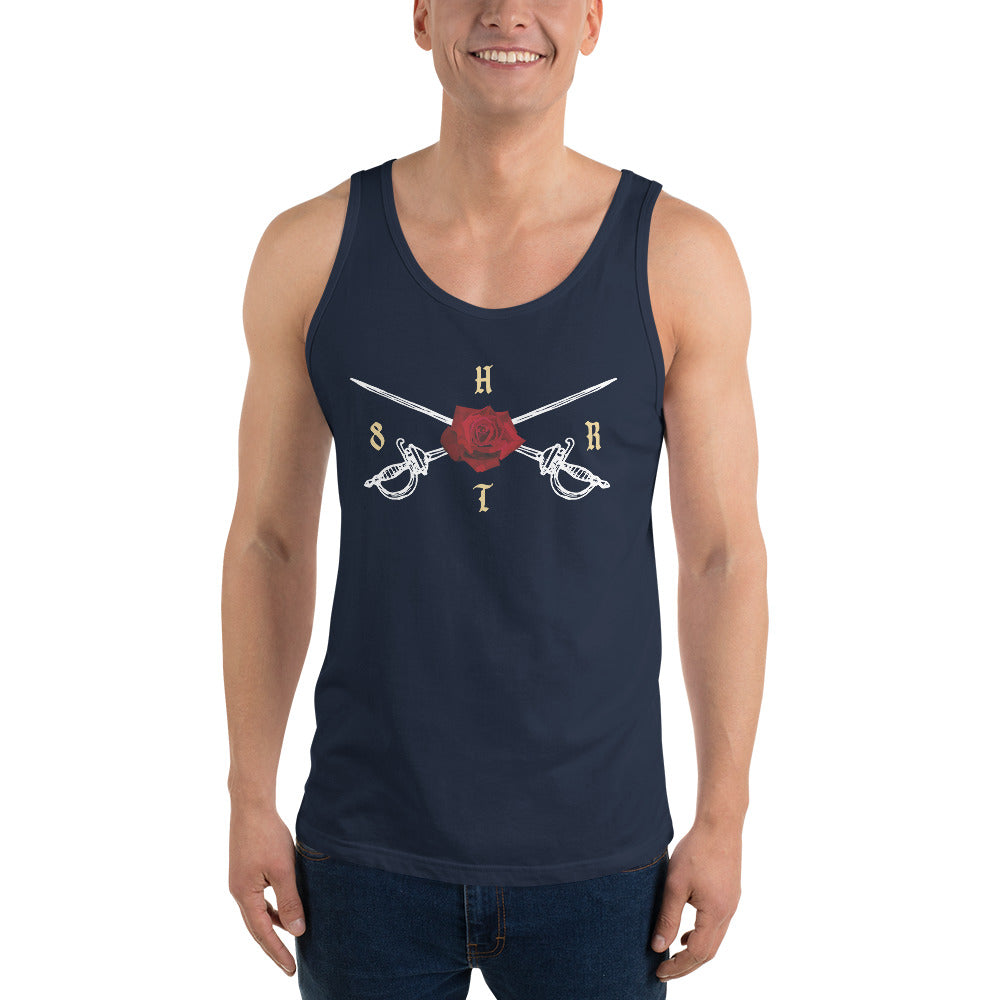 H8TR Crossed Swords Unisex Tank Top