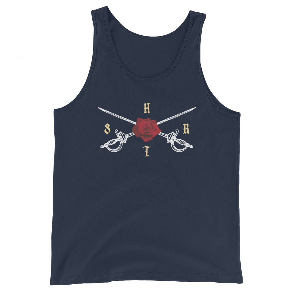 H8TR Crossed Swords Unisex Tank Top