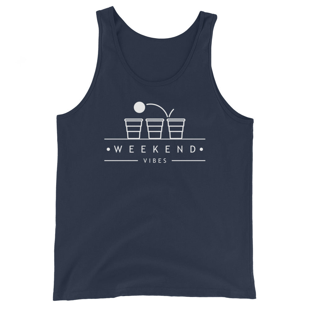 Beer Pong Weekend Vibes Unisex Tank Top